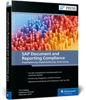 Beddig / Henseler / Zanft |  SAP Document and Reporting Compliance | Buch |  Sack Fachmedien