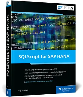 Brandeis | SQLScript für SAP HANA | Buch | 978-3-367-11224-1 | www2.sack.de