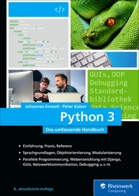 Ernesti / Kaiser |  Python 3 | eBook | Sack Fachmedien