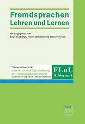 Schädlich / Schramm / Viebrock |  FLuL - Fremdsprachen Lehren und Lernen 53, 1 | Buch |  Sack Fachmedien