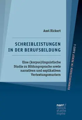 Rickert |  Schreibleistungen in der Berufsbildung | Buch |  Sack Fachmedien