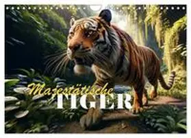 CALVENDO / R. Stuhlmann |  Majestätische Tiger (Wandkalender 2025 DIN A4 quer), CALVENDO Monatskalender | Sonstiges |  Sack Fachmedien