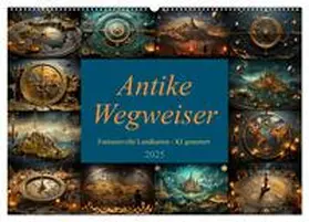 CALVENDO / Illgen |  Antike Wegweiser (Wandkalender 2025 DIN A2 quer), CALVENDO Monatskalender | Sonstiges |  Sack Fachmedien