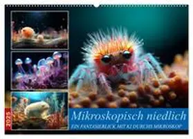 CALVENDO / Waurick |  Mikroskopisch niedlich (Wandkalender 2025 DIN A2 quer), CALVENDO Monatskalender | Sonstiges |  Sack Fachmedien