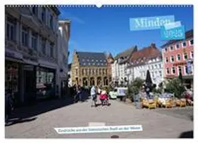 Schröder / CALVENDO |  Minden - Eindrücke aus der historischen Stadt an der Weser (Wandkalender 2025 DIN A2 quer), CALVENDO Monatskalender | Sonstiges |  Sack Fachmedien