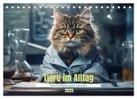 CALVENDO / Schmidt |  Tiere im Alltag (Tischkalender 2025 DIN A5 quer), CALVENDO Monatskalender | Sonstiges |  Sack Fachmedien
