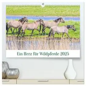 CALVENDO / Plett |  Ein Herz für Wildpferde (hochwertiger Premium Wandkalender 2025 DIN A2 quer), Kunstdruck in Hochglanz | Sonstiges |  Sack Fachmedien