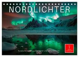 CALVENDO / Roder | Nordlichter - Aurora Borealis, wunderschön und geheimnisvolll (Tischkalender 2025 DIN A5 quer), CALVENDO Monatskalender | Sonstiges | 978-3-383-92004-2 | sack.de
