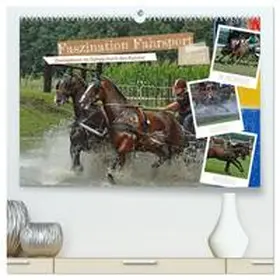 CALVENDO / Kleemann |  Faszination Fahrsport - Zweispänner im Galopp durch den Parcour (hochwertiger Premium Wandkalender 2025 DIN A2 quer), Kunstdruck in Hochglanz | Sonstiges |  Sack Fachmedien