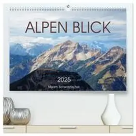 CALVENDO / Schwarzfischer |  Alpen Blick (hochwertiger Premium Wandkalender 2025 DIN A2 quer), Kunstdruck in Hochglanz | Sonstiges |  Sack Fachmedien