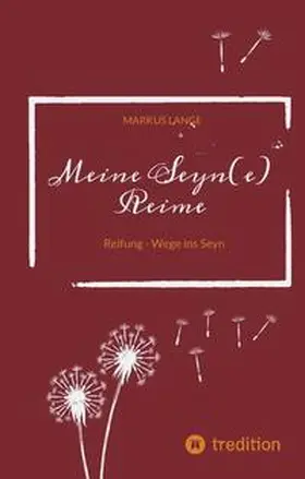 Lange |  Meine Seyn(e) Reime | Buch |  Sack Fachmedien