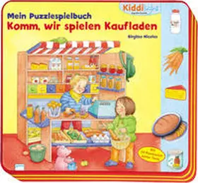 Nicolas |  Mein PuzzleSpielBuch - Komm, wir spielen Kaufladen! | Buch |  Sack Fachmedien