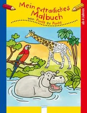  Mein extradickes Malbuch von Punkt zu Punkt | Buch |  Sack Fachmedien