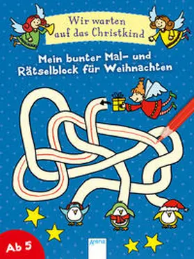 Reimers |  Wir warten auf das Christkind. Mein bunter Mal- und Rätselblock für Weihnachten | Buch |  Sack Fachmedien