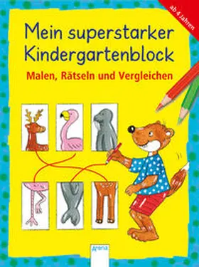 Barnhusen / Roth / Thabet |  Mein superstarker Kindergartenblock. Malen, Rätseln und Vergleichen | Buch |  Sack Fachmedien