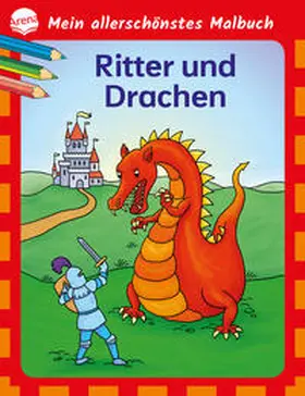 Nicolas |  Mein allerschönstes Malbuch. Ritter und Drachen | Buch |  Sack Fachmedien