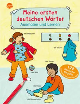  Meine ersten deutschen Wörter. Ausmalen und Lernen | Buch |  Sack Fachmedien