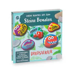  Mein buntes Set zum Steine Bemalen. Dinosaurier | Buch |  Sack Fachmedien