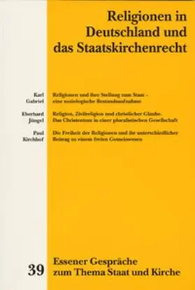 Kämper / Krautscheidt / Marré |  Essener Gespräche zum Thema Staat und Kirche / Religionen in Deutschland und das Staatskirchenrecht | Buch |  Sack Fachmedien