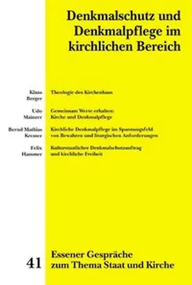 Krautscheidt / Marré / Stüting |  Essener Gespräche zum Thema Staat und Kirche / Denkmalschutz und Denkmalpflege im kirchlichen Bereich | Buch |  Sack Fachmedien