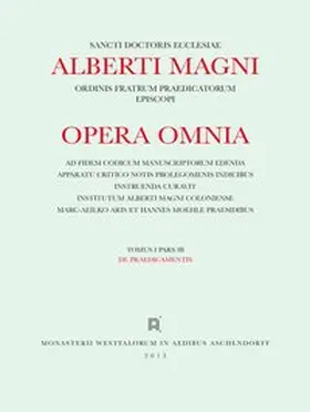 Magnus / Santos Noya / Steel |  Albertus <Magnus>: [Opera omnia] Alberti Magni opera omnia / Opera Omnia / De Praedicamentis | Buch |  Sack Fachmedien