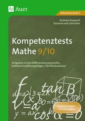Köpsell / Lehmden / Koepsell |  Kompetenztests Mathe 9/10 | Buch |  Sack Fachmedien