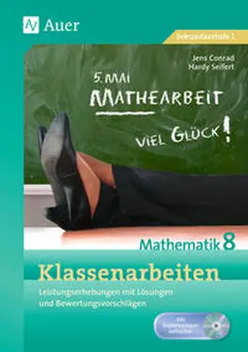 Conrad / Seifert |  Klassenarbeiten Mathematik 8 | Buch |  Sack Fachmedien