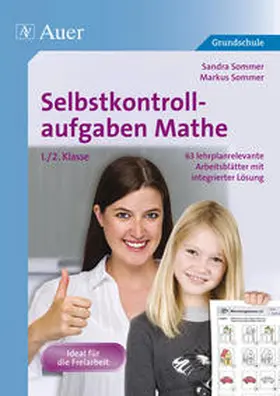 Sommer |  Selbstkontrollaufgaben Mathe für die 1.-2. Klasse | Buch |  Sack Fachmedien