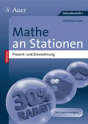 Grote |  Mathe an Stationen Prozent- und Zinsrechnung | Buch |  Sack Fachmedien