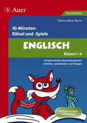 Worm |  10-Minuten-Rätsel und -Spiele Englisch Klasse 1-4 | Buch |  Sack Fachmedien