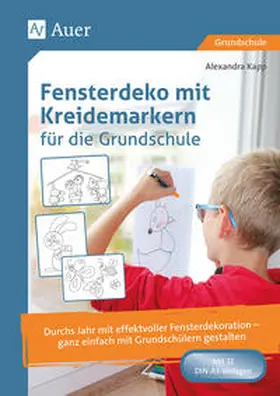 Kapp |  Fensterdeko mit Kreidemarkern für die Grundschule | Sonstiges |  Sack Fachmedien