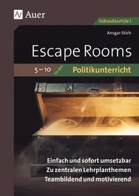 Stich |  Escape-Rooms für den Politikunterricht 5-10 | Buch |  Sack Fachmedien