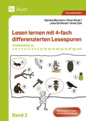 Blomann / Rook / Schlimok |  Lesen lernen mit 4-fach differenzierten Lesespuren | Buch |  Sack Fachmedien