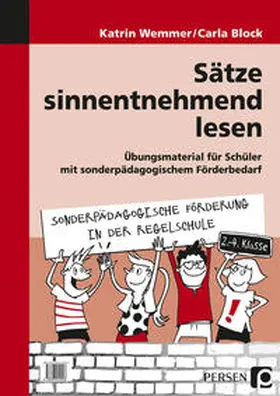 Wemmer / Block |  Sätze sinnentnehmend lesen | Loseblattwerk |  Sack Fachmedien