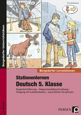 Heidemann |  Stationenlernen Deutsch 5. Klasse | Buch |  Sack Fachmedien