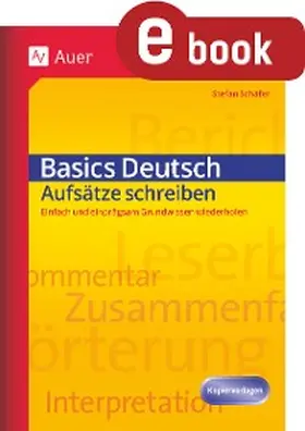 Schäfer | Basics Deutsch Aufsätze schreiben | E-Book | sack.de