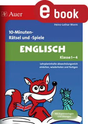 Worm | 10-Minuten-Rätsel und -Spiele Englisch Klasse 1-4 | E-Book | sack.de
