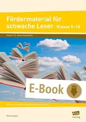 Angioni |  Fördermaterial für schwache Leser - Klasse 9-10 | eBook | Sack Fachmedien