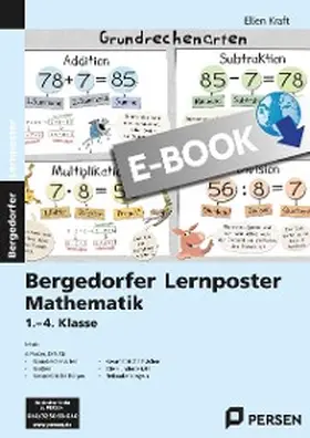 Kra | Lernposter Mathematik 1.-4. Klasse | E-Book | sack.de