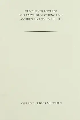 Cohen |  Münchener Beiträge zur Papyrusforschung Heft 74:  Theft in Athenian Law | Buch |  Sack Fachmedien