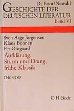 Jørgensen / Bohnen / Øhrgaard |  Geschichte der deutschen Literatur | Buch |  Sack Fachmedien