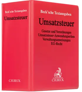  Umsatzsteuer, mit Fortsetzungsbezug | Loseblattwerk |  Sack Fachmedien
