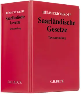 Hümmerich / Kopp |  Saarländische Gesetze, mit Fortsetzungsbezug | Loseblattwerk |  Sack Fachmedien