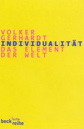 Gerhardt |  Individualität | Buch |  Sack Fachmedien