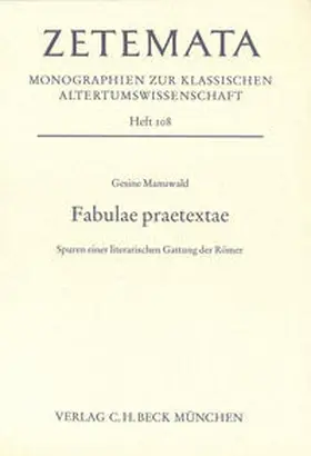 Manuwald |  Fabulae praetextae | Buch |  Sack Fachmedien