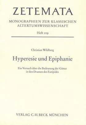 Wildberg |  Hyperesie und Epiphanie | Buch |  Sack Fachmedien