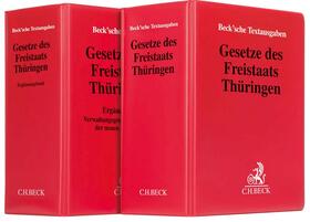  Gesetze des Freistaates Thüringen: Textsammlung und Ergänzungsband - Kombination, ohne Fortsetzungsbezug | Loseblattwerk |  Sack Fachmedien