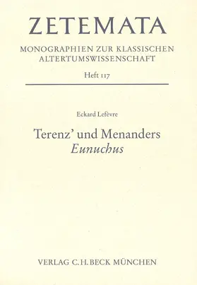 Lefèvre |  Terenz' und Menanders 'Eunuchus' | Buch |  Sack Fachmedien