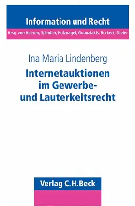 Lindenberg |  Internetauktionen im Gewerbe- und Lauterkeitsrecht | Buch |  Sack Fachmedien