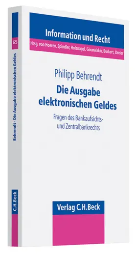 Behrendt |  Die Ausgabe elektronischen Geldes | Buch |  Sack Fachmedien